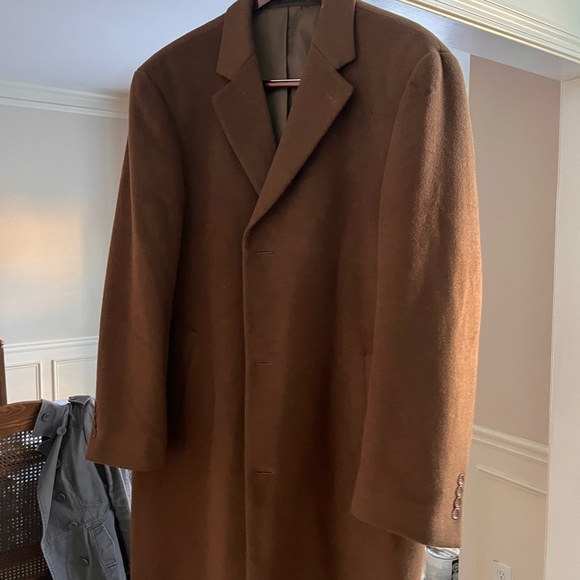 Lauren Ralph Lauren Men’s Luxury Blend Overcoat - Picture 1 of 4